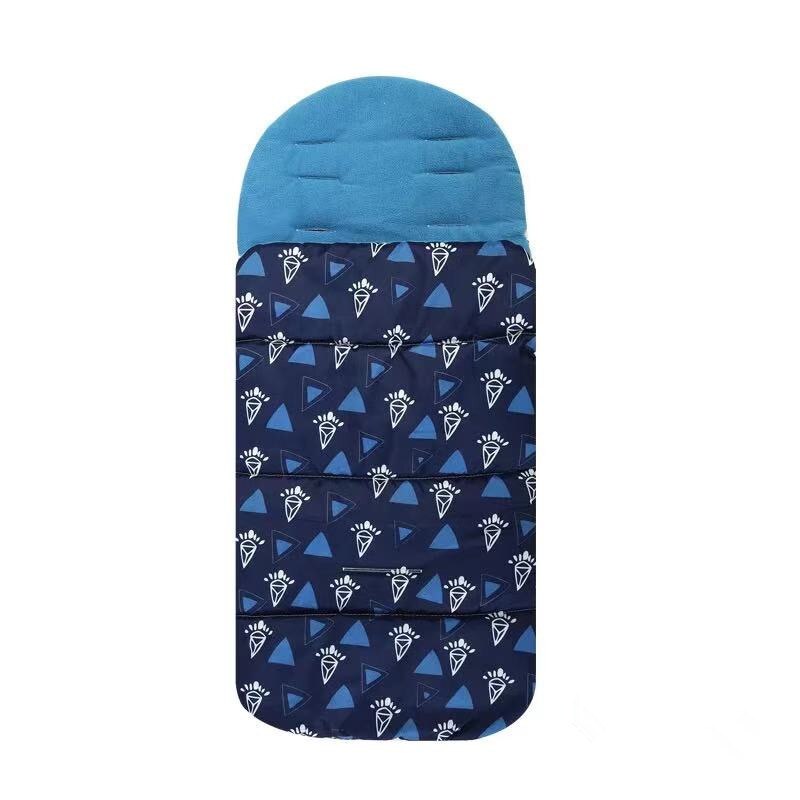 Saco de dormir para cochecito de bebé grueso y cálido de invierno, funda para pie de recién nacido, silla de ruedas de 86CM x 40CM