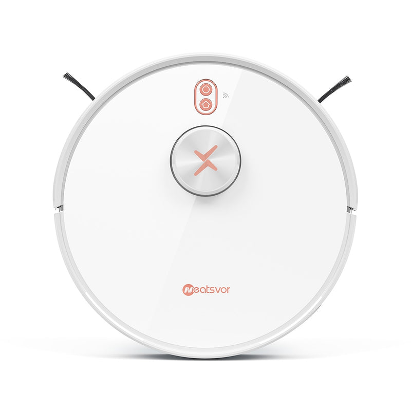 NEATSVOR X600pro 6000pa Laser Navigation Robot Vacuum Cleaner,APP Virtual Wall,Breakpoint Clean,Draw Cleaning Area,Mopping Wash