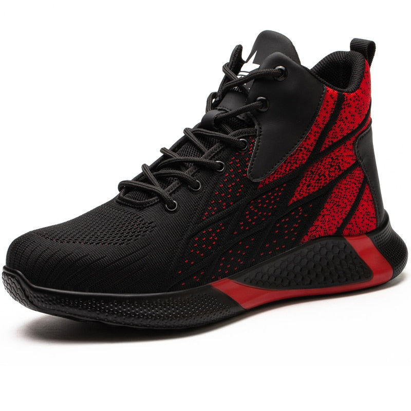 Fashion Safety Shoes Men Boots Indestructible Work Shoes Puncture Proof Work Boots Men Sneakers Steel Toe Shoes Safety Boots 46