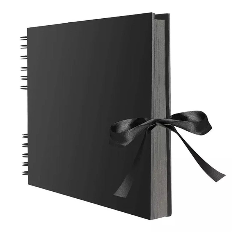 Photo Albums 80 Black Pages Memory Books A4 Craft Paper DIY Scrapbooking Picture Wedding Birthday Childrens Gift