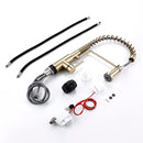 Touch On Kitchen Faucet Matt Black Sensor Activated Pull Out Mixer Sink Tap Stainless Steel Single Handle Champagne Bronze