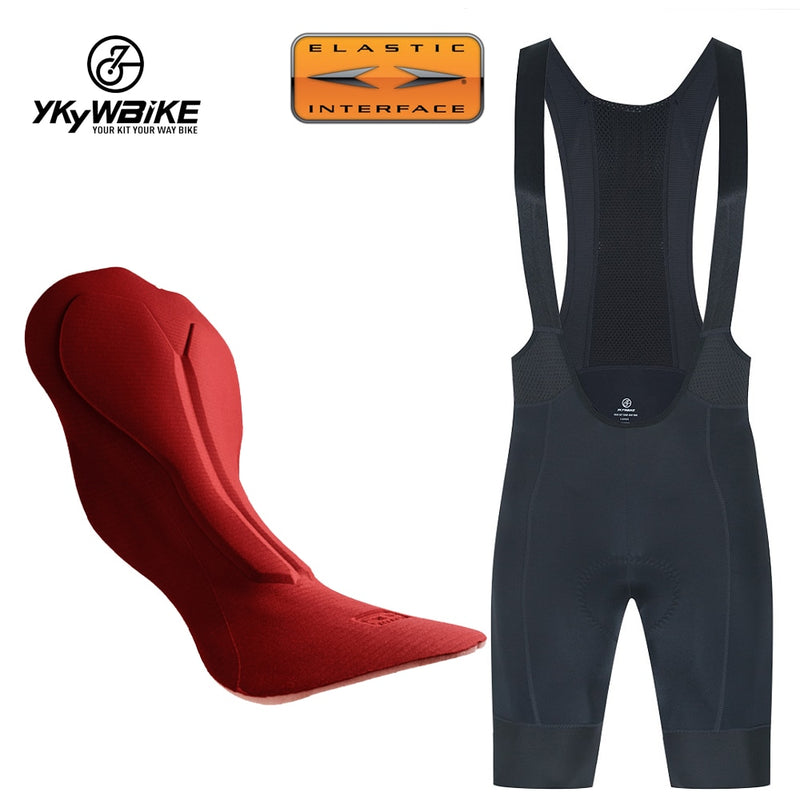 YKYWBIKE 2022 Cycling Bib Shorts Summer 8 Hour Ride Pad Bike Tights MTB Ropa Ciclismo Moisture Wicking Bicycle Pants