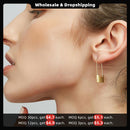 ENFASHION Wholesale Lock Drop Earrings For Women Gold Color Stainless Steel Dangle Earings Fashion Jewelry Gifts Brinco E5282