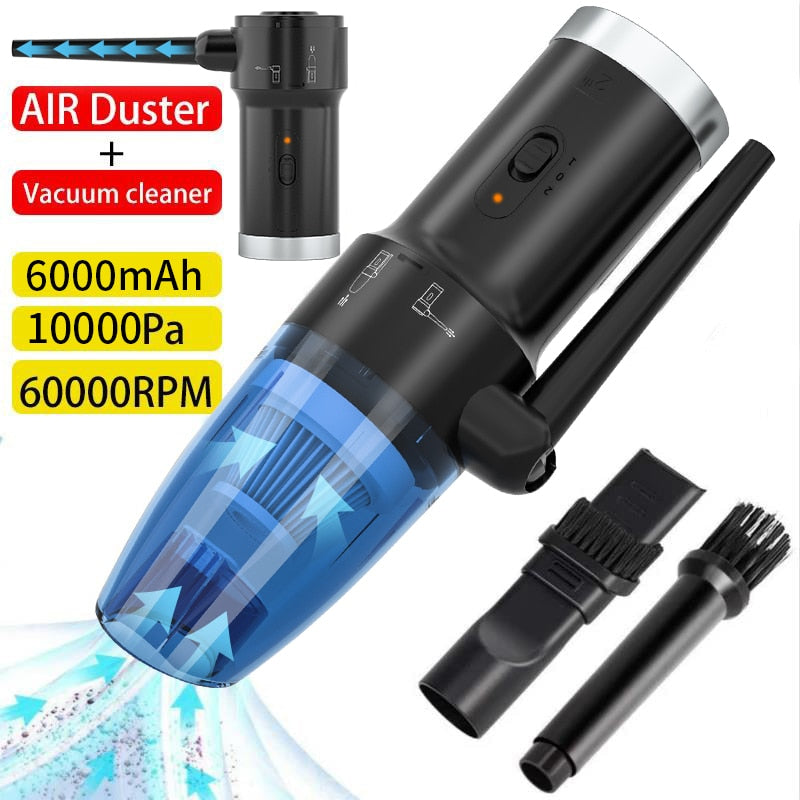 Cordless Air Duster for Computer Cleaning, Replaces Compressed Spray Gas Cans, Rechargeable Cleaner Blower for Computer camera