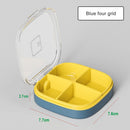 Tcare Travel Pill Organizer Moisture Proof Pills Box for Pocket Purse Daily Pill Case Portable Medicine Vitamin Holder Container