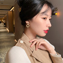 Pendientes colgantes de círculo pequeño múltiple de Color dorado metálico Retro, joyería 2022, pendientes inusuales para fiesta de boda a la moda para mujer