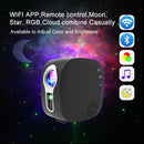 Star Galaxy Starry Sky Projector Rotating Water Waving Night Light Led Colorful Nebula Cloud Lamp Atmospher Bedroom Beside Lamp
