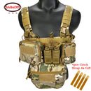 CS Match Wargame TCM  Chest Rig Airsoft Tactical Vest Military Pack Magazine Pouch Holster Molle System Waist Men Nylon