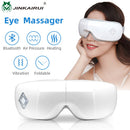 Jinkairui Smart Airbag Vibration Eye Massager Heating Eye Care Instrument with Bluetooth Music Relieves Fatigue Dark Circles