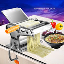 Manual Noodle Machine Small Household Pasta Machine Two Knives Noodle Maker Multi-Kinetic Stainless Steel Kitchen Tools