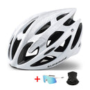 SUPERIDE Outdoor Road Bike Mountain Bike Helmet with Rearlight Ultralight DH MTB Bicycle Helmet Sports Riding Cycling Helmet
