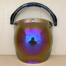 Soman cara abierta casco Visor burbuja Flip Up motocicletas Visor capacete lente casco accesorios BV01
