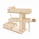 STEM Toys for Children Educational Science Experiment Technology Toy Set  DIY Hydraulic Excavator Model Puzzle Painted Kids Toys