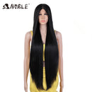 Noble Synthetic Lace Front Wigs For Women 38 Inch Straight Wig Lace Wig Ombre Blonde Lace Wigs Cosplay Straight Lace Front Wig