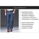 BROWON Brand 2023 Men Jeans Summer Thin Breathable Soft Mid Straight Regular Men&