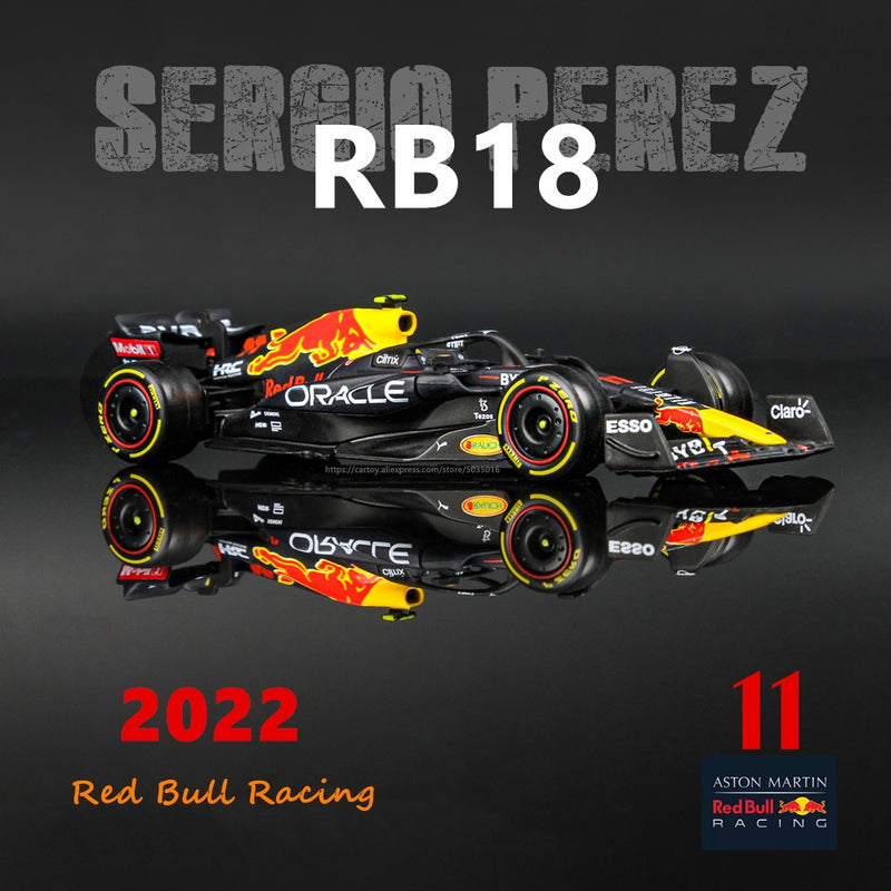 Bburago 1:43 2021 F1 Red Bull Racing RB16B 33# Verstappen 11# Sergio Perez Formula one Simulation alloy super toy car model