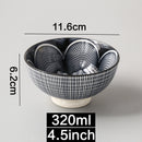 Japanese and Wind 4.5-inch Rice Bowl Ceramic Unglazed Anti-scalding Bowl European Simple Household Soup Bowl  High-legged