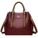 Genuine Large Capacity Casual Tote Bag Leather Shoulder Crossbody Bags for Women 2022 Simple Female Shopper Bag Designer Handbag