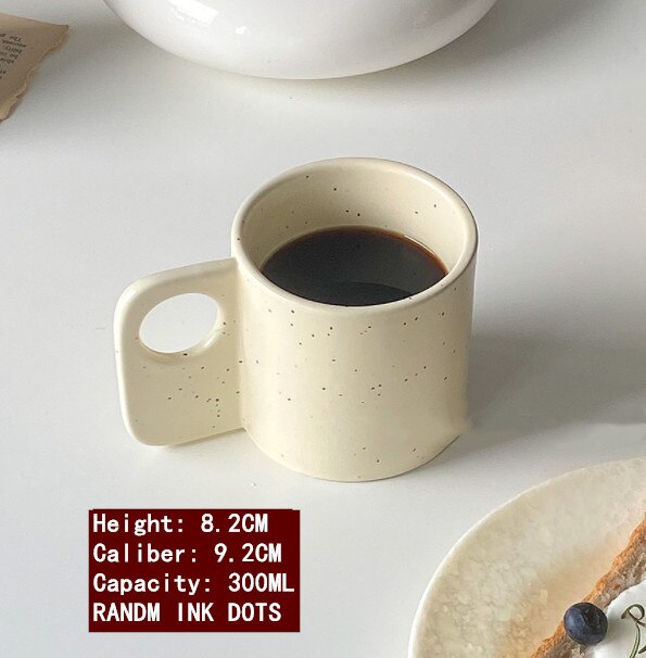 Tazas de cerámica, tazas de café, taza de café expreso divertida personalizada, taza con asa creativa para té, regalo Kawaii para amantes, diseño de estilo japonés