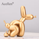 Squat Balloon Dog Statue Resin Sculpture Home Decor Modern Nordic Home Decoration Accessories for Living Room Animal Figures