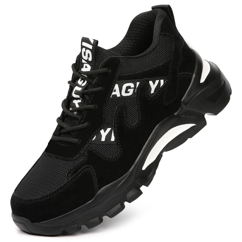 New Work Boots Safety Steel Toe Shoes Men Work Sneakers Puncture Proof Boots Safety Shoes Men Industrial Shoes Security Boots