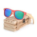 BOBO BIRD Square Vintage Sunglasses for Men Women Wood Sun Glasses 2022 Retro Polarized Eyewear lunette de soleil femme