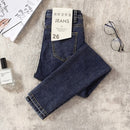 CHIC Elastic Denim Skinny Jeans Woman High Waist Pencil Pants Woman Korean Fashion Show Slim High Light Blue Gray Jean Female