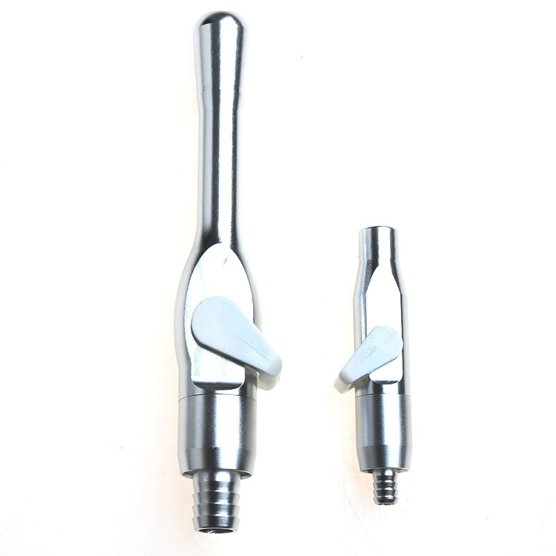 2pcs/1set Aluminum Dental Saliva Ejector Suctionct Tube Tools for Universal Valves Tips