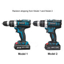 2 Speed 21V Impact Drill Impact Screwdriver Electric Wireless Power Tools Lithium-Ion Battery For Drilling In Steel Wood Ceramic
