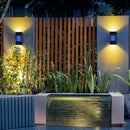 4 PACK Solar LED Light Outdoor Waterproof Garden Light Solar Powered Sconces Wall Lamps LED Garden Lights Outdoor Solar Lamp