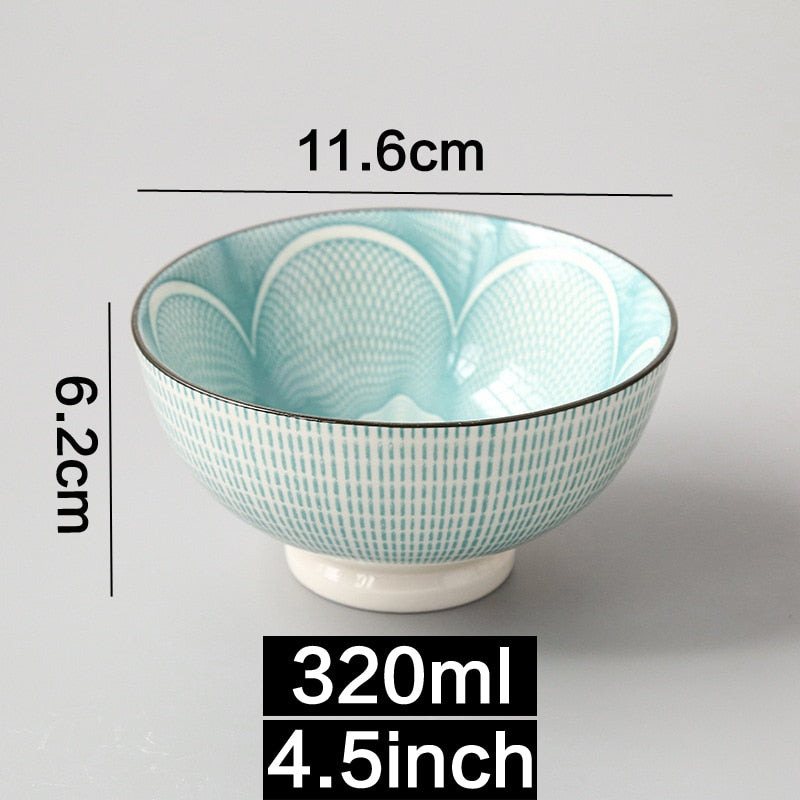 Japanese and Wind 4.5-inch Rice Bowl Ceramic Unglazed Anti-scalding Bowl European Simple Household Soup Bowl  High-legged