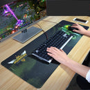 Rakoon Large Gaming Mouse Pad Anti-slip PC Computer Gamer Mousepad Locking Edge Natural Rubber Big Mouse Mat for CS GO LOL DOTA2