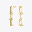 ENFASHION Hollow Link Chain Drop Earrings For Women Stainless Steel Bead Dangle Earings Fashion Jewelry 2020 Pendientes E201159