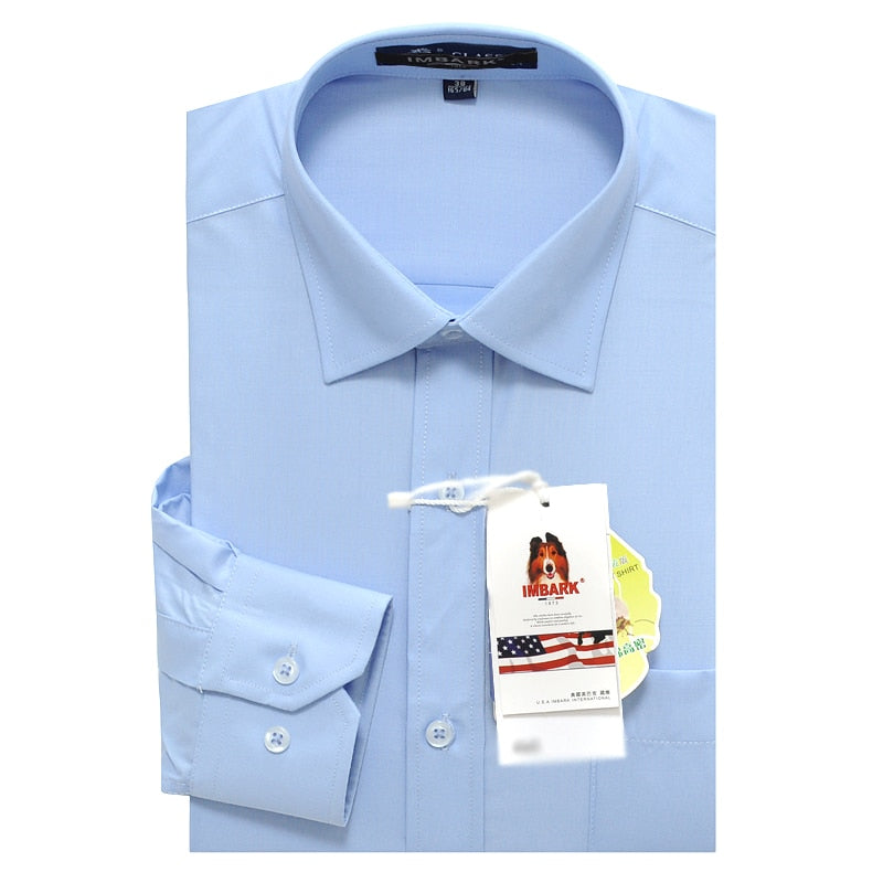 SHAN BAO 6XL 7XL 8XL 9XL 10XL men's professional long-sleeved shirt 2022 business casual large size loose solid color shirt