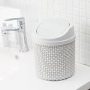 Garbage Bin Desktop Trash Can Home Bedroom Bedside Mini Waste Trash Bin Kitchen Garbage Box Table Dustbin Sundries Storage Box