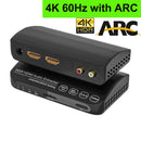 4K HDMI Audio Extractor 5.1 4K 60Hz Audio HDMI Extractor splitter HDMI To Toslink audio converter HDMI ARC 4K for Xbox Series X