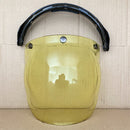 Soman cara abierta casco Visor burbuja Flip Up motocicletas Visor capacete lente casco accesorios BV01