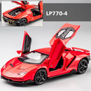 LP770 LP750 1:32 Lambos Auto Legierung Sportwagen Modell Diecast Sound Super Racing Lifting Tail Hot Car Wheel für Kindergeschenke