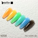 Beautilux Poly Acryl Gel Kit 15gx6pcs extensión rápida mejora de uñas semipermanente uñas francesas arte DIY juego de manicura de construcción