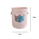 Baby Laundry Basket Cute Dinosaur  Foldable Toy Storage Bucket Picnic Dirty Clothes Basket Box Canvas Organizer Cartoon Animal