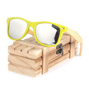 BOBO BIRD Square Vintage Sunglasses for Men Women Wood Sun Glasses 2022 Retro Polarized Eyewear lunette de soleil femme