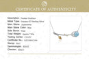 Lotus Fun Real 925 Sterling Silver Natural Stone Handmade Designer Fine Jewelry Elegant Lotus Buds Necklace for Women