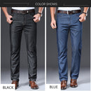 BROWON Brand 2023 Men Jeans Summer Thin Breathable Soft Mid Straight Regular Men&