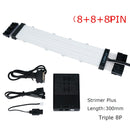 LIANLI Strimer Plus Triple 8PIN,24pin Motherboard Extension RGB Cable ,8PIN + 8PIN GPU Extension,Support Motherboard Control