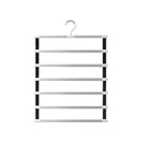 Joybos Pants Hangers Racks Closet Organizer 6/8 Layers Clothing Racks Trouser Hangers Foldable Wardrobe Hanger Storage Organizer