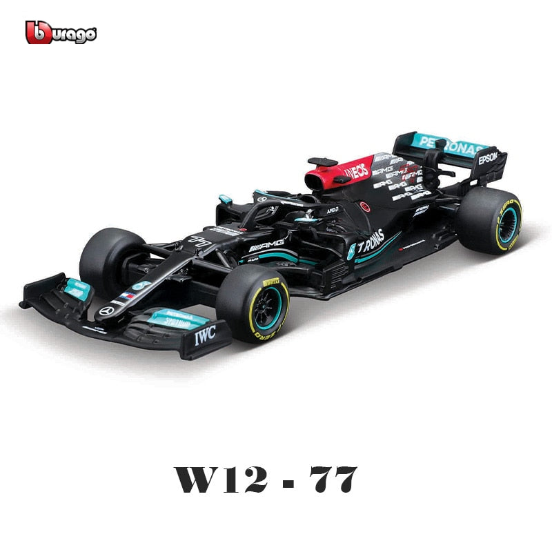 Bburago 1:43 mercedes-benz Team Lewis Hamilton W10-44 SF90 RB F1 Racing fórmula coche simulación estática Diecast aleación modelo coche