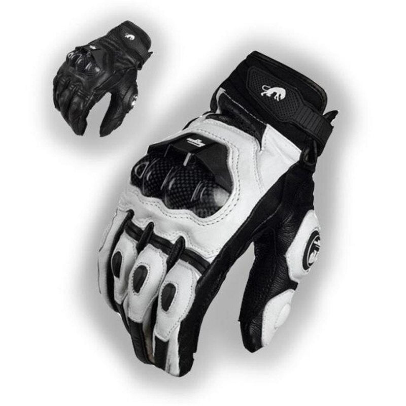 Guantes de cuero genuino de alta calidad para hombre luva moto guantes de moto AFS6 guantes rekawice motocyklowe