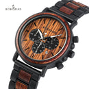 BOBO BIRD, relojes de madera para hombre, reloj Masculino, marca superior de lujo, elegante cronógrafo, reloj militar, gran regalo para hombre, OEM