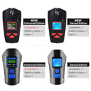 Bicycle Light USB Rechargeable Bike Odometer Front Light Flashlight with Computer LCD Speedometer Cycling Head Lantern Horn