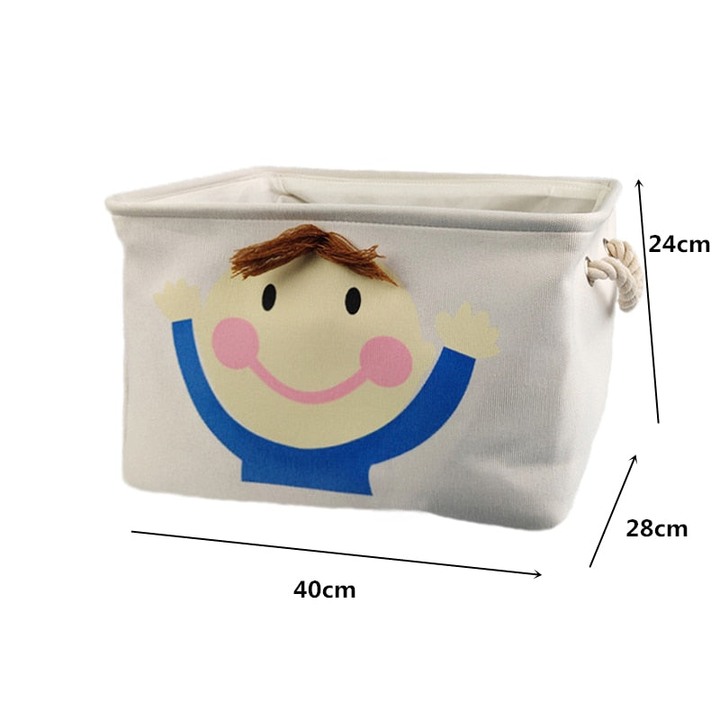 Baby-Wäschekorb, niedlicher Dinosaurier, faltbarer Spielzeug-Aufbewahrungseimer, Picknick, schmutzige Kleidung, Korb, Box, Leinwand, Organizer, Cartoon-Tier